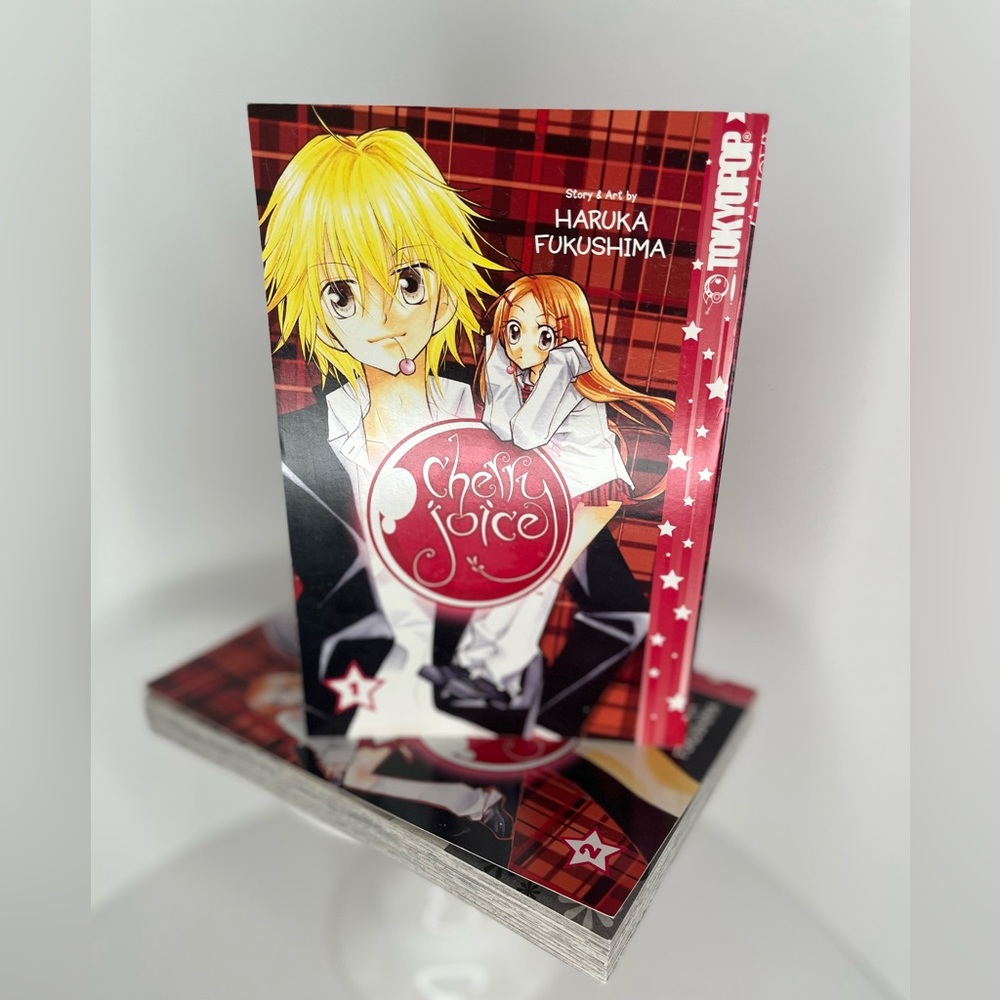 Tokyopop “ Cherry Juice “ Volume 1 and 2 Manga Comic Book